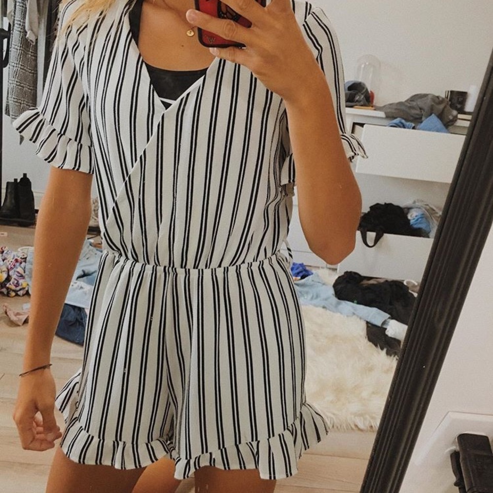 Striped Romper